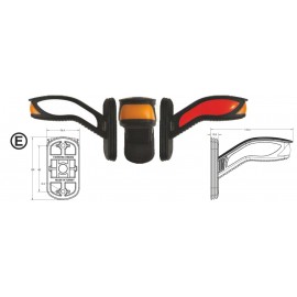 Set 2 lampi gabarit led neon cu semnalizare dinamica 24V 202007-D