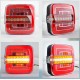Lampa stop patrata led smd 12 V