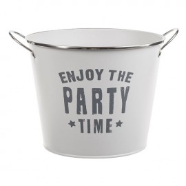 Recipient metalic racire sticle de vin "Enjoy the Party"
