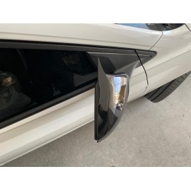 Capace oglinda tip Batman negru lucios Volkswagen Polo Mk6 fl dupa 2021