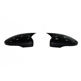 Capace oglinda tip Batman negru lucios Volkswagen Polo Mk6 fl dupa 2021