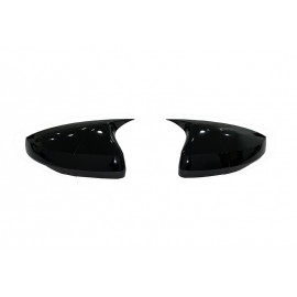 Capace oglinda tip Batman negru lucios Volkswagen Polo mk6 2018-2021