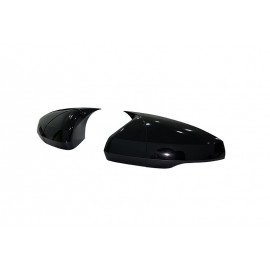 Capace oglinda tip Batman negru lucios Volkswagen Polo mk6 2018-2021