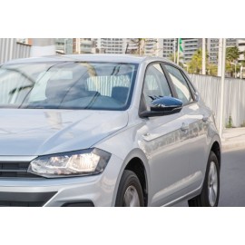 Capace oglinda tip Batman negru lucios Volkswagen Polo mk6 2018-2021