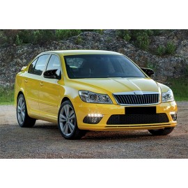 Capace oglinda tip Batman negru lucios Skoda Octavia 2 2009-2013