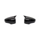 Capace oglinda tip Batman negru lucios Renault Clio 2012-2019