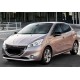 Capace oglinda tip Batman negru lucios Peugeot 208 2012-2015