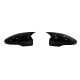 Capace oglinda tip Batman negru lucios Ford Ranger T6-T6.5 2016-2021