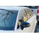 Capace oglinda tip Batman negru lucios Audi A3 8V