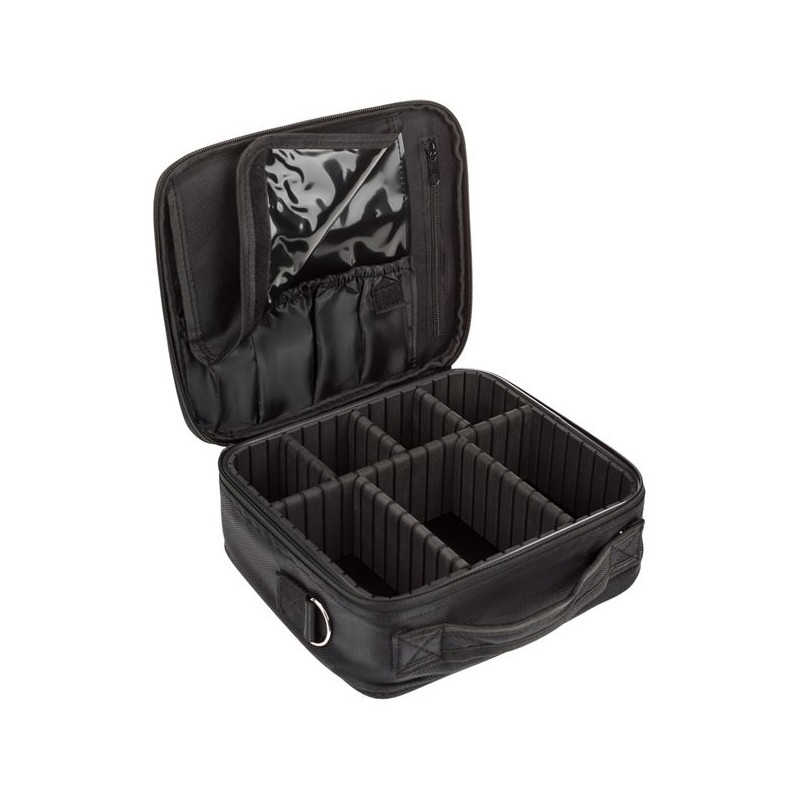 Portfard negru cu compartimente Portfard negru cu compartimente