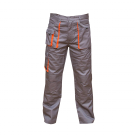 Pantaloni de lucru Breckner Germany marimea 50 gri cu portocaliu