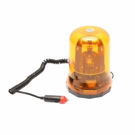 Girofar 12V galben cu prindere pe magnet