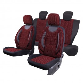 Huse scaune auto City rosu