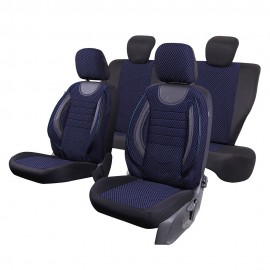 Huse scaune auto City albastru