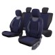 Huse scaune auto City albastru