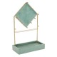 Organizator bijuterii verde menta cu auriu