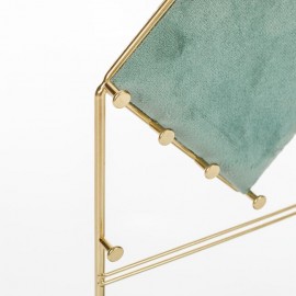 Organizator bijuterii verde menta cu auriu