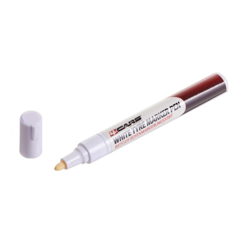 Marker anvelope 4 cars Alb 96535