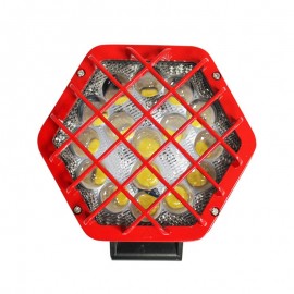 Lampa proiector cu grilaj rosu 16 Leduri