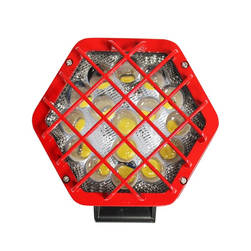 Lampa proiector cu grilaj rosu 16 Leduri