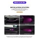 Set cu 18 lumini ambientale RGB cu aplicatie bluetooth