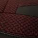 Set huse scaune auto DeluxeBoss negru cu rosu