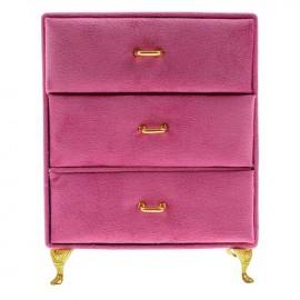 Cutie de bijuteri fucsia velvet