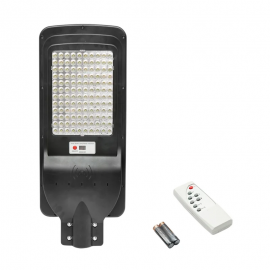 Lampa LED pentru iluminat stradal 6V/150W cu panou solar si senzor de miscare