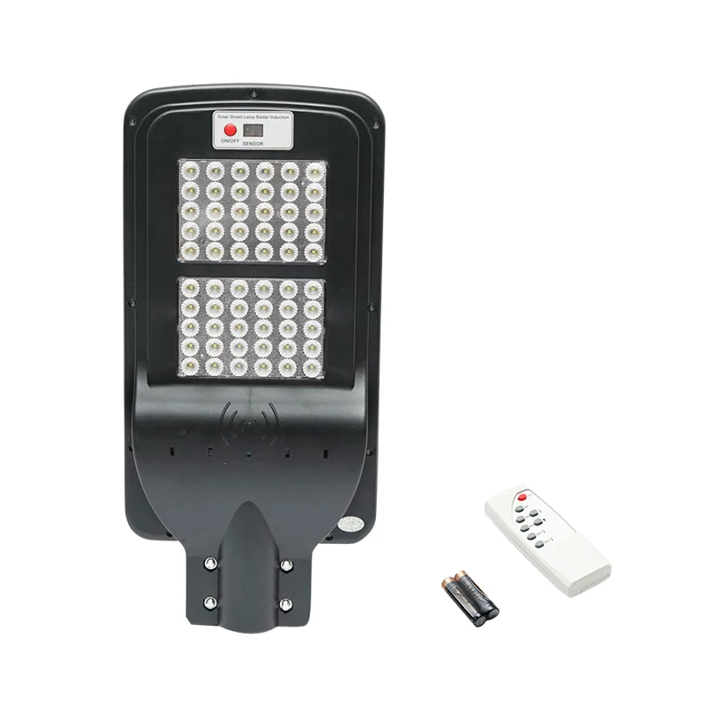 Lampa LED cu prindere pe stalp 6V/60W cu panou solar monocristalin si senzor de miscare
