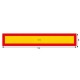 Autocolant reflectorizant galben/ rosu 1130X196 mm Hico