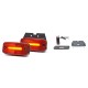 Lampa gabarit led 12V-24V pozitie rosu Was