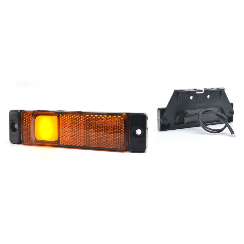 Lampa gabarit led 12V-24V pozitie portocaliu Was 1235
