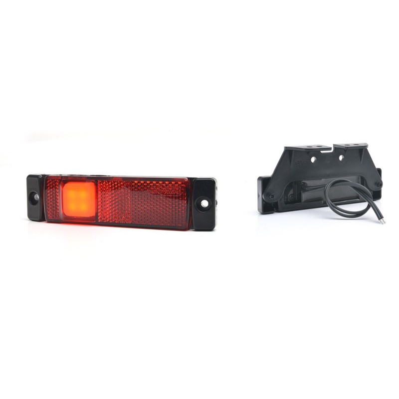 Lampa gabarit led 1236 12V-24V pozitie rosu Was Lampa gabarit led 1236 12V-24V pozitie rosu Was