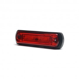Lampa gabarit led 1339 12V-24V pozitie rosu Was