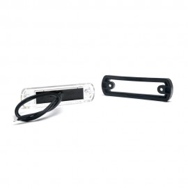 Lampa gabarit led 1340 12V-24V pozitie alb Was