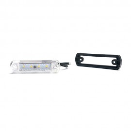 Lampa gabarit led 1340 12V-24V pozitie alb Was
