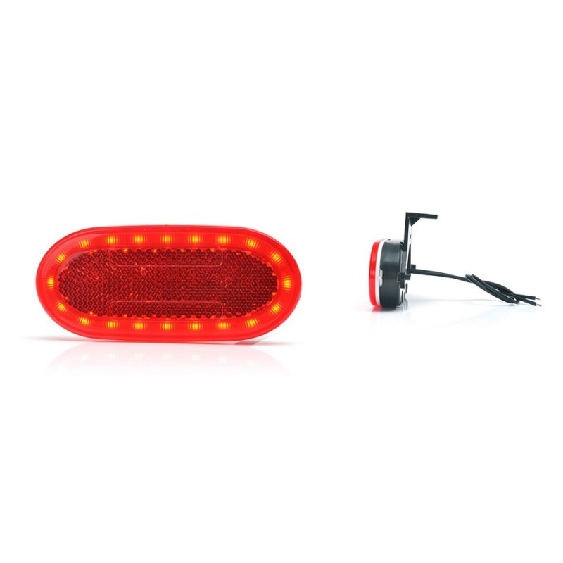 Lampa gabarit led 1387 12V-24V pozitie rosu Was Lampa gabarit led 1387 12V-24V pozitie rosu Was