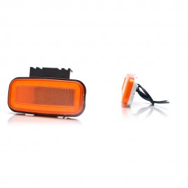 Lampa gabarit led 1402 12V-24V pozitie portocaliu Was
