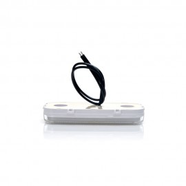 Lampa gabarit led 1404 12V-24V pozitie alb Was