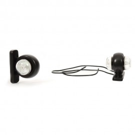 Lampa gabarit led 275 12V-24V pozitie alb / rosu Was