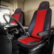 Set huse scaun Man Tgx Euro 6 eco rosu