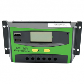 Regulator tensiune pentru panou solar 20A 12V/24V 2X port USB