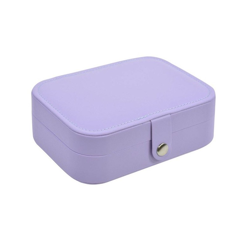 Cutie pentru bijuterii lila cu buton Cutie pentru bijuterii lila cu buton