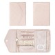 Portofel bej pentru bijuterii capitonat 23x15cm