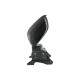 Cotiera auto universala cu reglaj neagra cu cusatura rosie