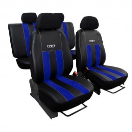 Set huse scaun Gt8 negru -albastru