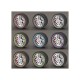 Set 4 inele protectie jante din plastic - diverse culori