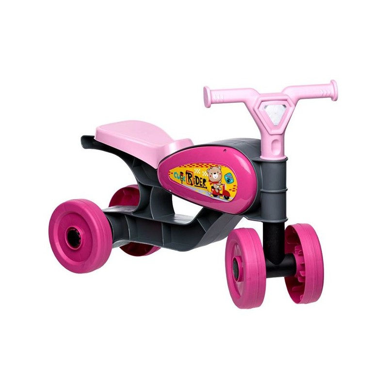 Bicicleta de echilibru gri cu roz pentru copii Bicicleta de echilibru gri cu roz pentru copii