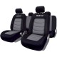 Set 9 bucati huse scaune auto Sparco Ergo Sport negru - gri