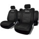 Set 9 bucati huse scaune auto Sparco Sport negru